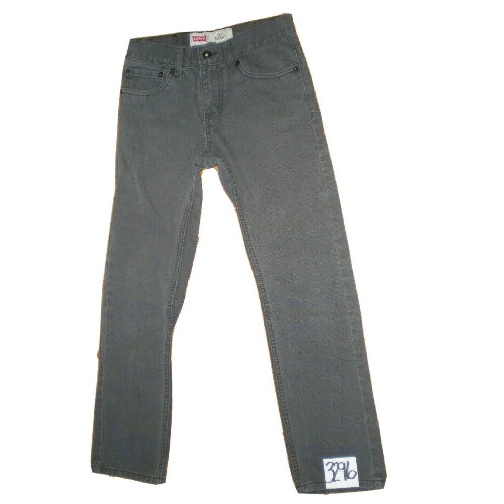Levis 511 Skinny Gray Corduroy Jeans Youth Boys (27 x 27)